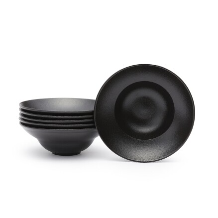 Plato Hondo Gourmet Negro - Imagen 2