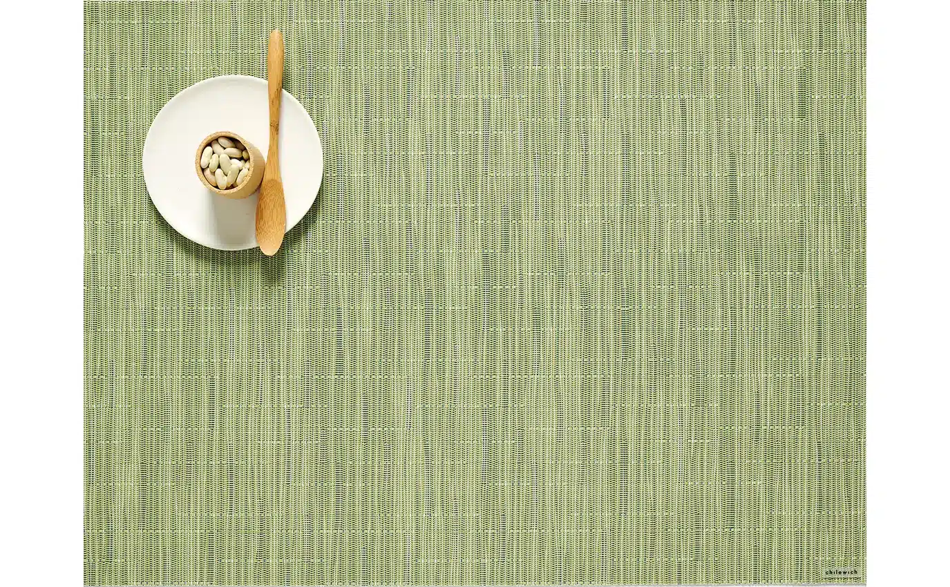 Individual rectángulo HORECA 30x41– Línea Bamboo – color Spring Green