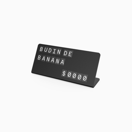 Kit indicador magnético Aleph NEGRO (x6 unidades)