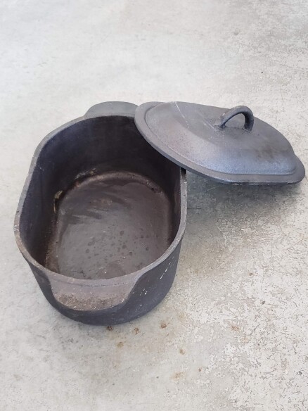 Cacerola de Hierro Oval chica (5 lts) - Imagen 4