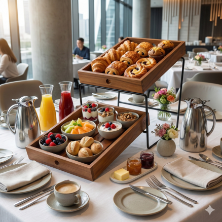 Atril con 2 Bandejas Simple Lumiere - Imagen 2