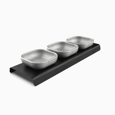 Porta Dip Triple (con dips de aluminio)