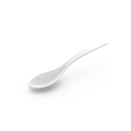 Cuchara Eulogia blanca grande (x400)